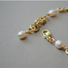 Load image into Gallery viewer, COLLETTE | ORIGINAL | 16K GOLD-FILLED SUNBURST & FRESHWATER PEARL BRACELET
