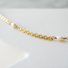 Load image into Gallery viewer, COLLETTE | ORIGINAL | 16K GOLD-FILLED SUNBURST & FRESHWATER PEARL NECKLACE