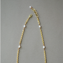 Load image into Gallery viewer, COLLETTE | ORIGINAL | 16K GOLD-FILLED SUNBURST & FRESHWATER PEARL NECKLACE